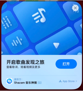 揭阳苹果14维修站分享iPhone14音乐识别功能使用方法 