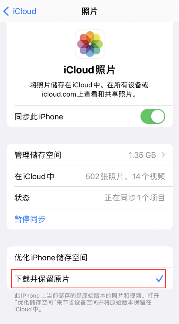 揭阳苹果手机维修分享iPhone 无法加载高质量照片怎么办 