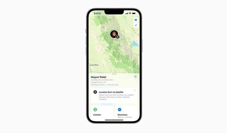 揭阳苹果14维修分享iPhone14系列中 FindMy功能通过卫星分享位置方法教程 
