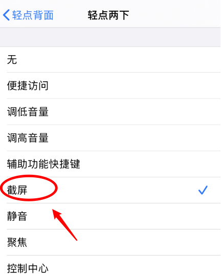 揭阳苹果手机维修分享iPhone12如何启用双击截屏 